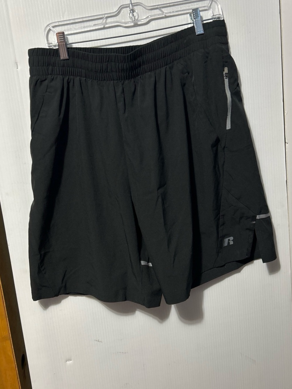 Russell Athletic Black Performance’s Running Shorts with Reflective Trim